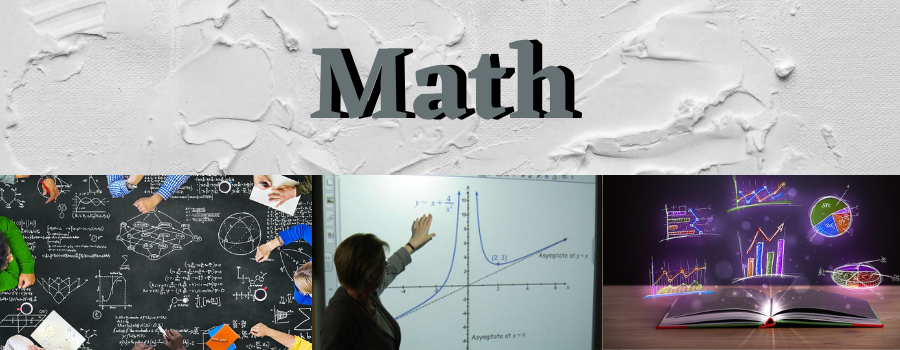 Math title banner Math title banner